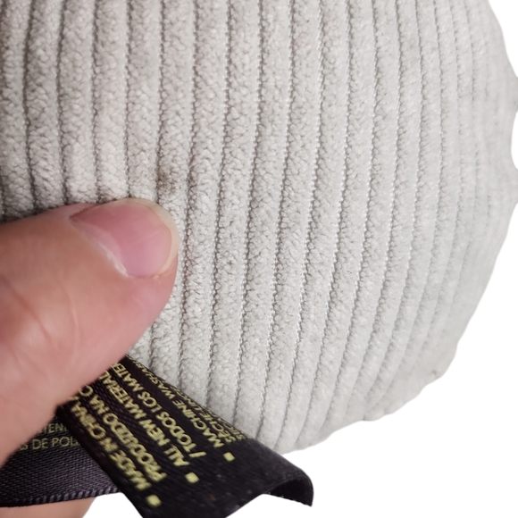 NanDog Pet Gear Stuffed Squeak Smiley Face Gray And Red Mushroom With Polkadots - Picture 4 of 11